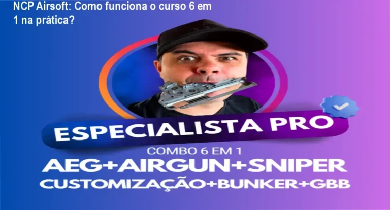 Especialista PRO 6 em 1 NCP Airsoft Jack bastidores e funcionamento interno do treinamento