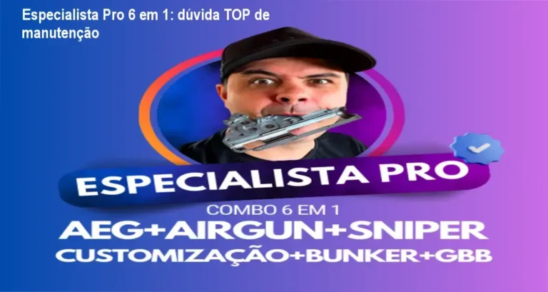 Especialista Pro + bastidores da manutenção