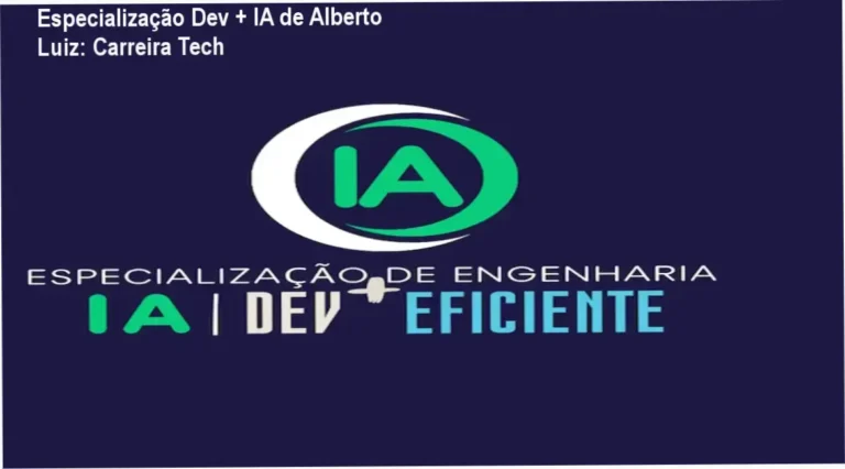 Alberto Luiz – Especialização Dev + IA e carreira em tecnologia