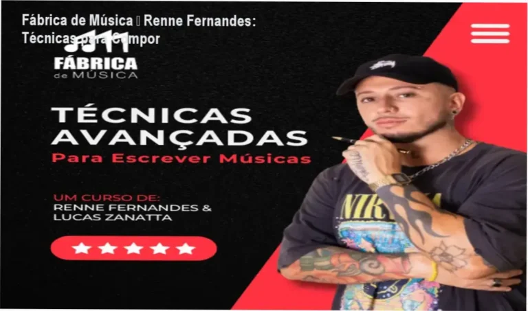 Fábrica de Música de Renne Fernandes – aplicação prática para compositores profissionais