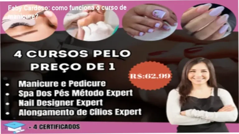 Faby Cardoso Curso de Manicure por dentro mostrando bastidores e funcionamento das aulas