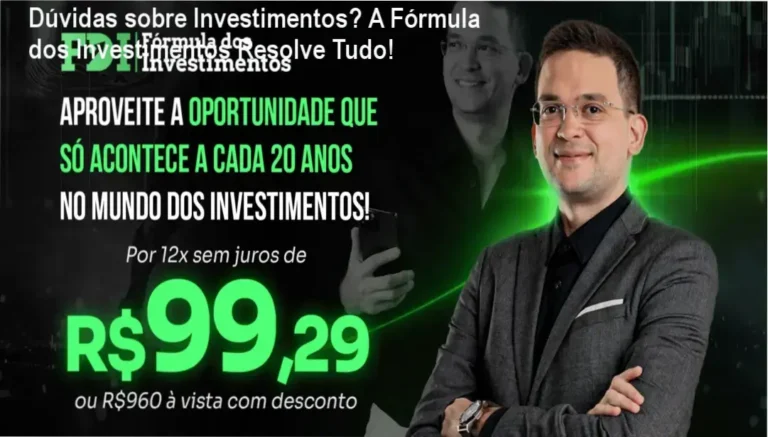 Estudante consultando o curso Fórmula dos Investimentos com guias e materiais explicarãndos na tela