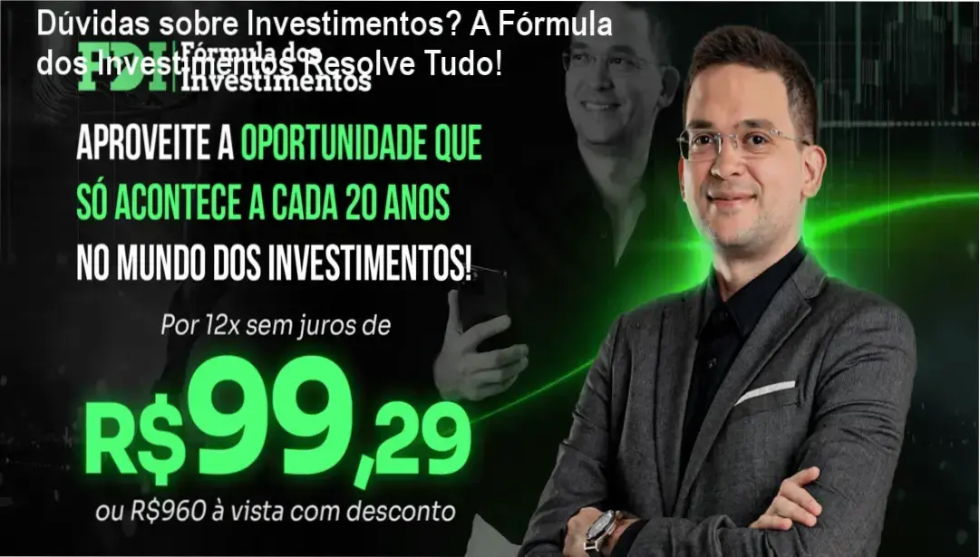 Estudante consultando o curso Fórmula dos Investimentos com guias e materiais explicarãndos na tela