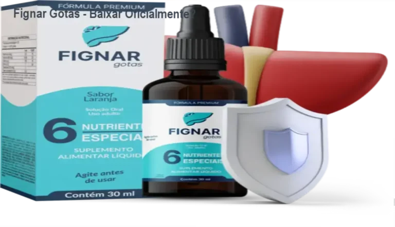 Fignar Gotas aplicadas sublingualmente para saúde do fígado
