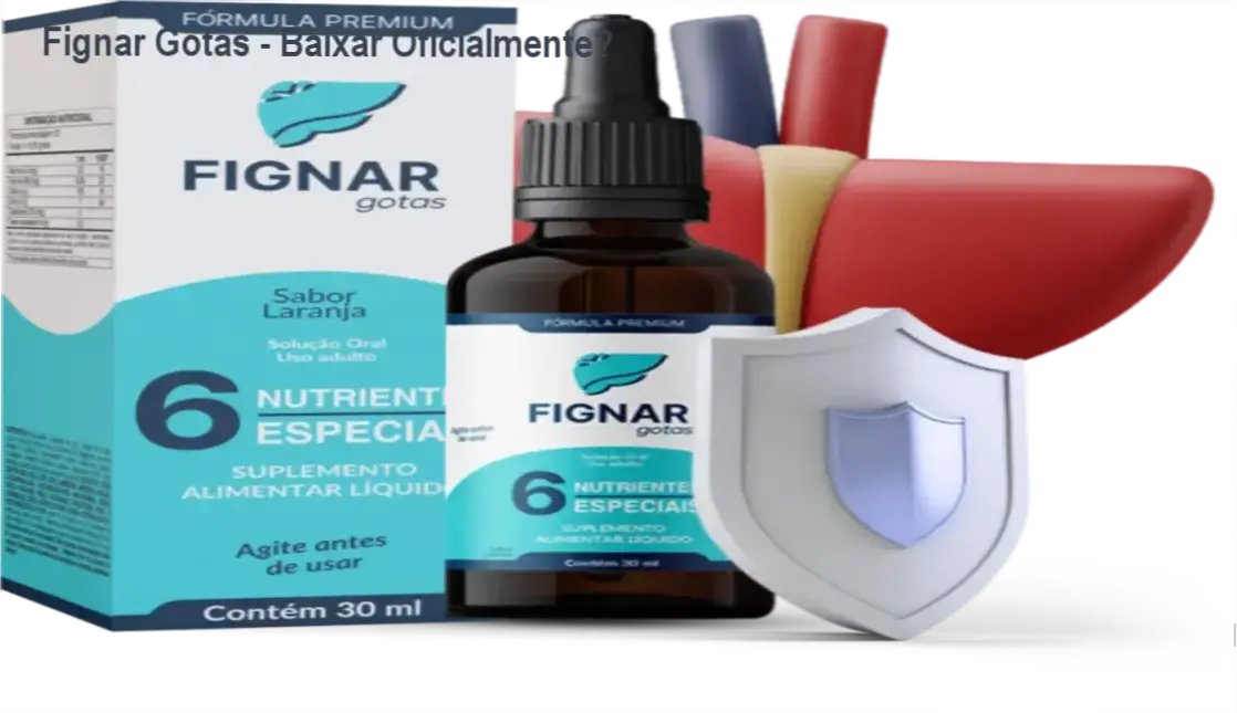 Fignar Gotas aplicadas sublingualmente para saúde do fígado