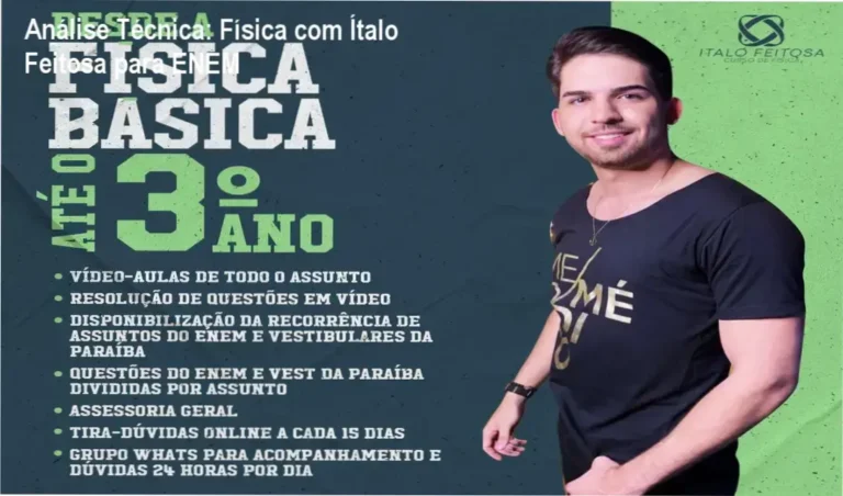 Curso Física com Ítalo Feitosa: bastidores, funcionamento e suporte