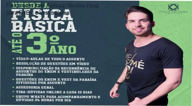 Física com Ítalo Feitosa: Curso completo com aprovações comprovadas