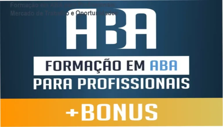 Formação em ABA para Profissionais - Academia do Autismo | carreira e aplicação prática