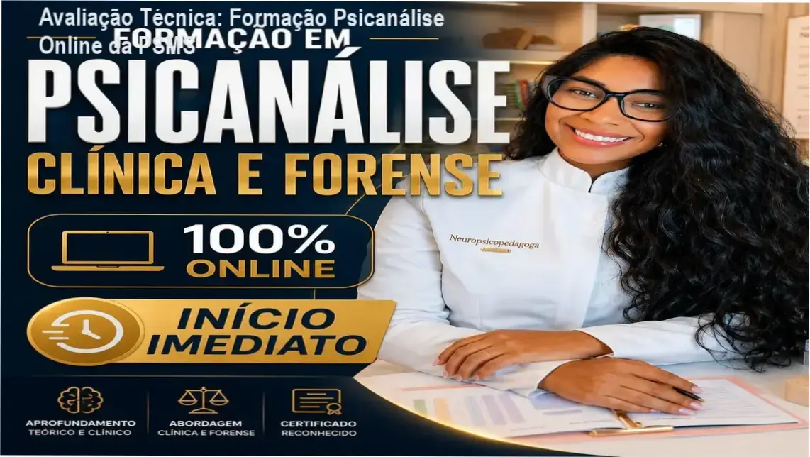 Formação em Psicanálise Clínica e Forense Online da PSMS Treinamentos