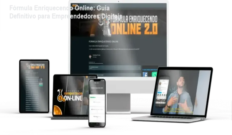 Fórmula Enriquecendo Online por trás das cenas - visto técnico