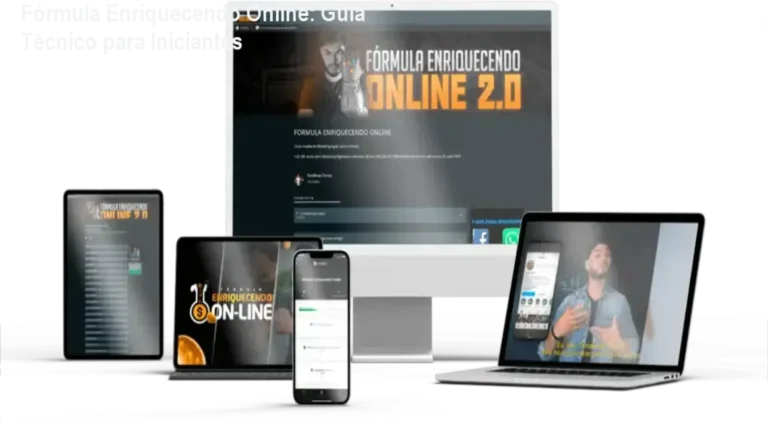Fórmula Enriquecendo Online por trás das cenas: módulos, suporte e resultados reais