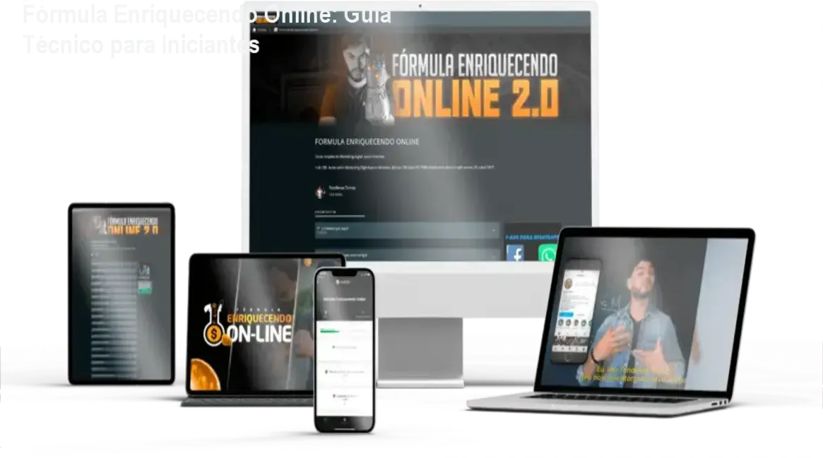 Fórmula Enriquecendo Online por trás das cenas: módulos, suporte e resultados reais