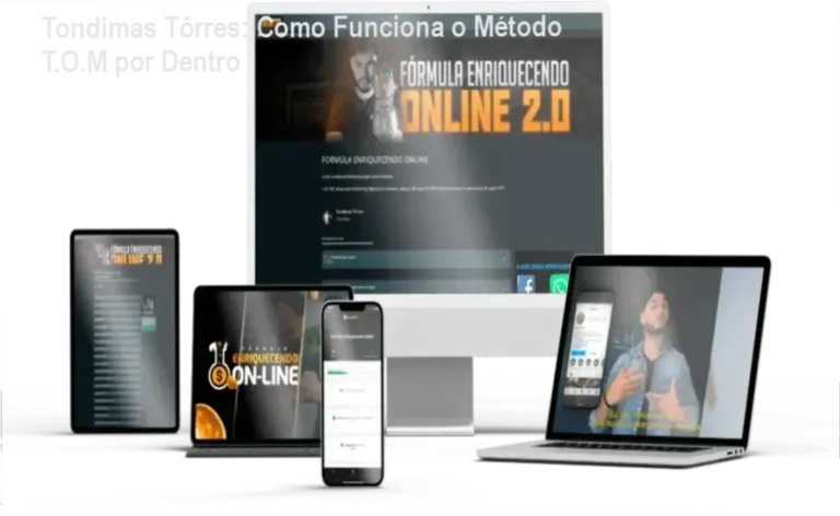 Fórmula Enriquecendo Online Tondimas Tôrres bastidores e funcionamento interno
