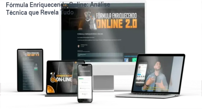 Fórmula Enriquecendo Online com bastidores e funcionamento interno do método T.O.M