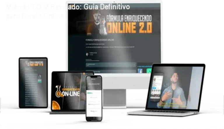 Fórmula Enriquecendo Online por trás das mentorias e sistema de vendas digital