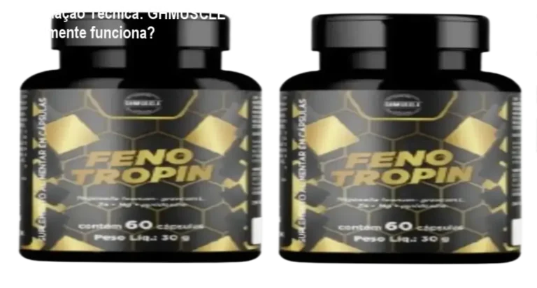 Suplemento Fenotropin da GHMUSCLE com feno-grego para energia e libido