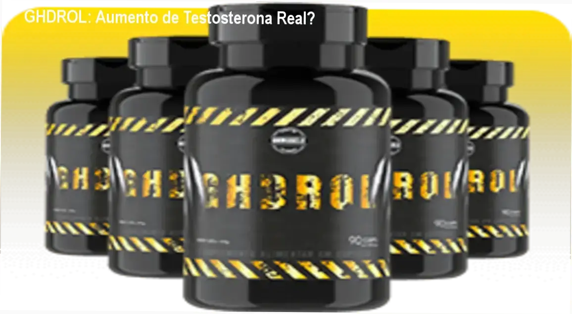 Frase descrevendo ganho muscular e autoestima com GHDROL, ideal para SEO de imagem