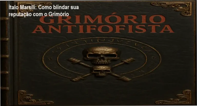 Grimório Antifofista Ítalo Marsili bastidores e funcionamento interno