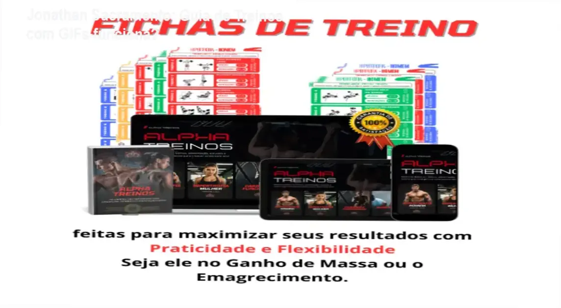 Guia Completo de Treinos + Vídeos e GIF - Jonathan Sacramento - bastidores e funcionamento