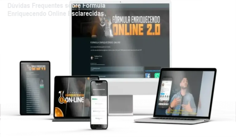 Infográfico mostrando o Método T.O.M com smartphone, laptop e grupo de mentoria para aprendizado prático de marketing digital