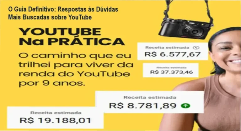 Capa ilustrativa do curso YouTube na Prática, mostrando aulas práticas de criação de conteúdo e monitoramento de resultados.