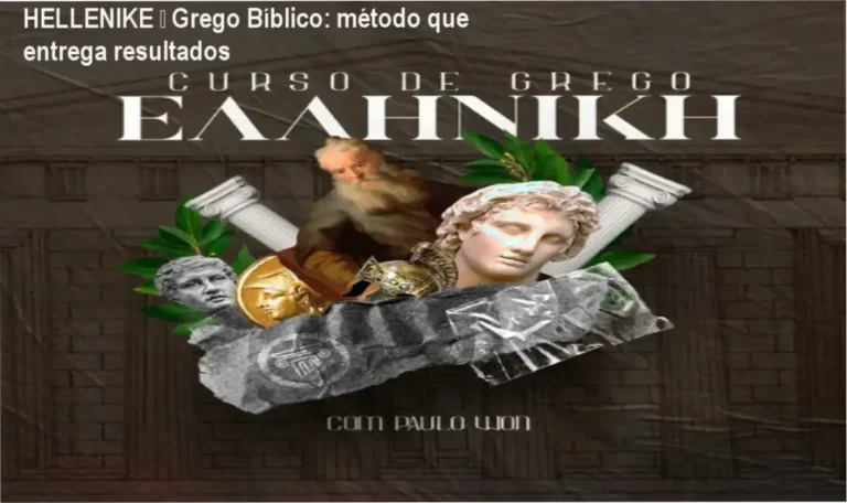 HELLENIKE de Paulo Won para estudantes de teologia que desejam ler o grego bíblico original