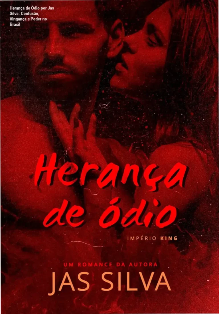 Capa do livro Herança de Ódio com destaque para os personagens Giuliana Belmont e Hunter King