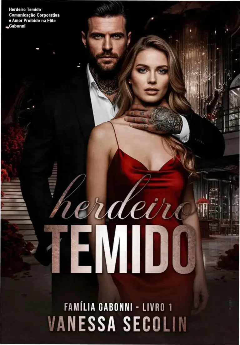 Foto mostrando uma mulher elegante ao lado de um homem frio num prédio luxuoso