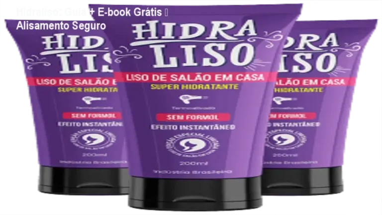 Hidraliso + e‑book grátis e guia de aplicação – bônus extra para alisar sem formol
