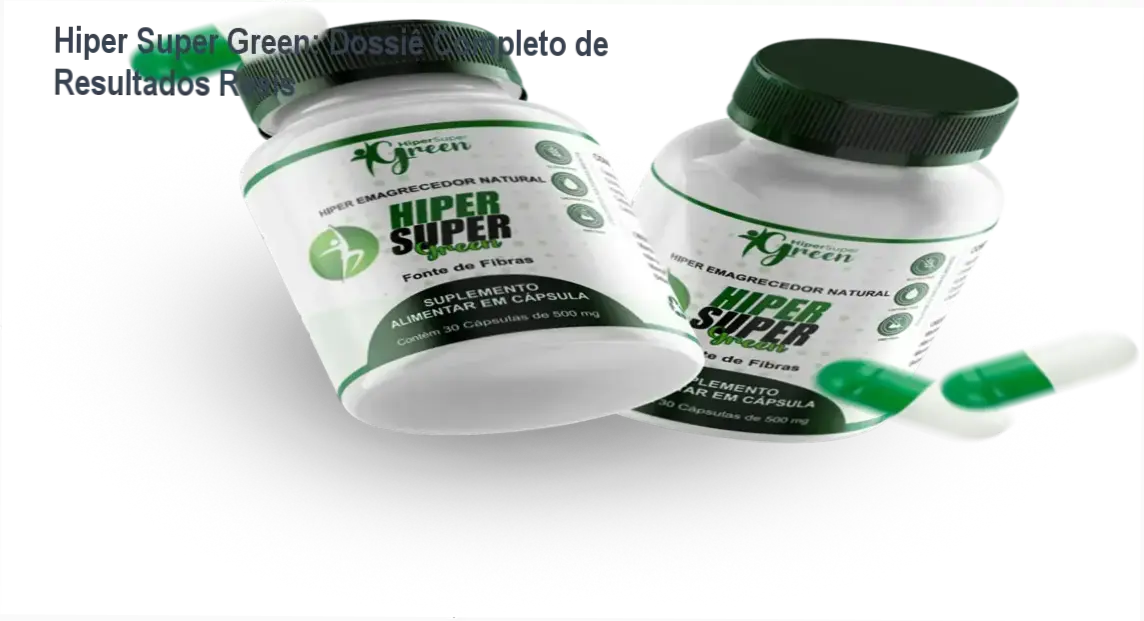 Mulher segurando o frasco do Hiper Super Green com expressão de satisfação após emagrecimento