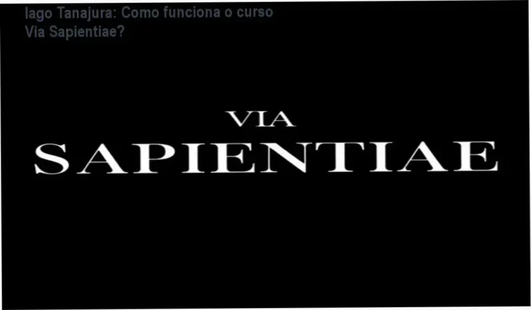 Iago Tanajura Via Sapientiae bastidores e funcionamento interno do curso