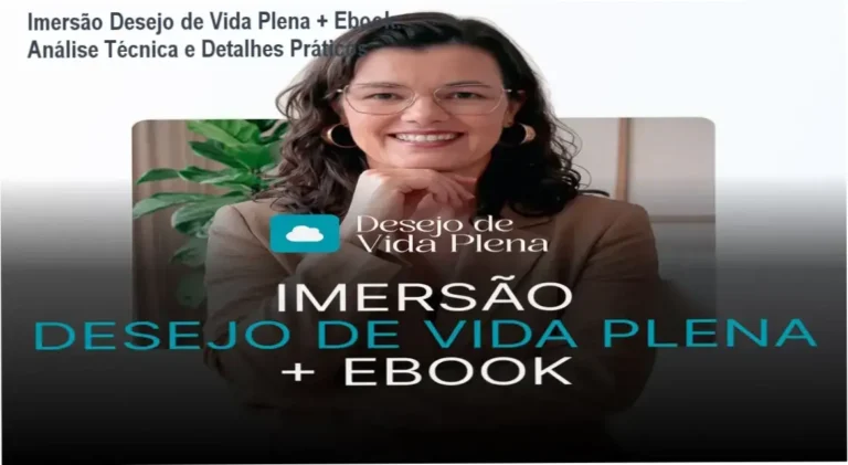 Imersão Desejo de Vida Plena + Ebook por Miriam Garcia: Bastidores e Funcionamento