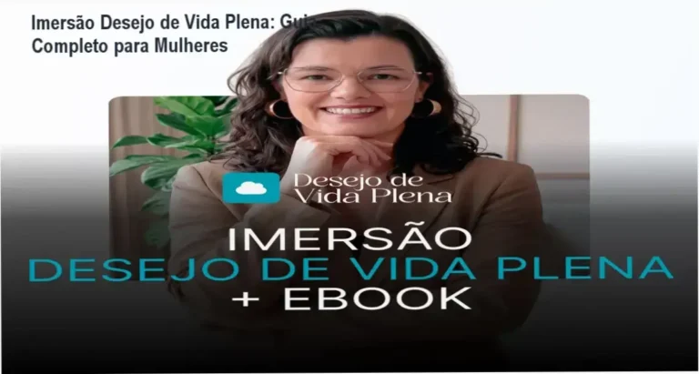 Título: Imersão Desejo de Vida Plena + E-Book. Autoridade Miriam Garcia com mais de 6.900 estudantes.