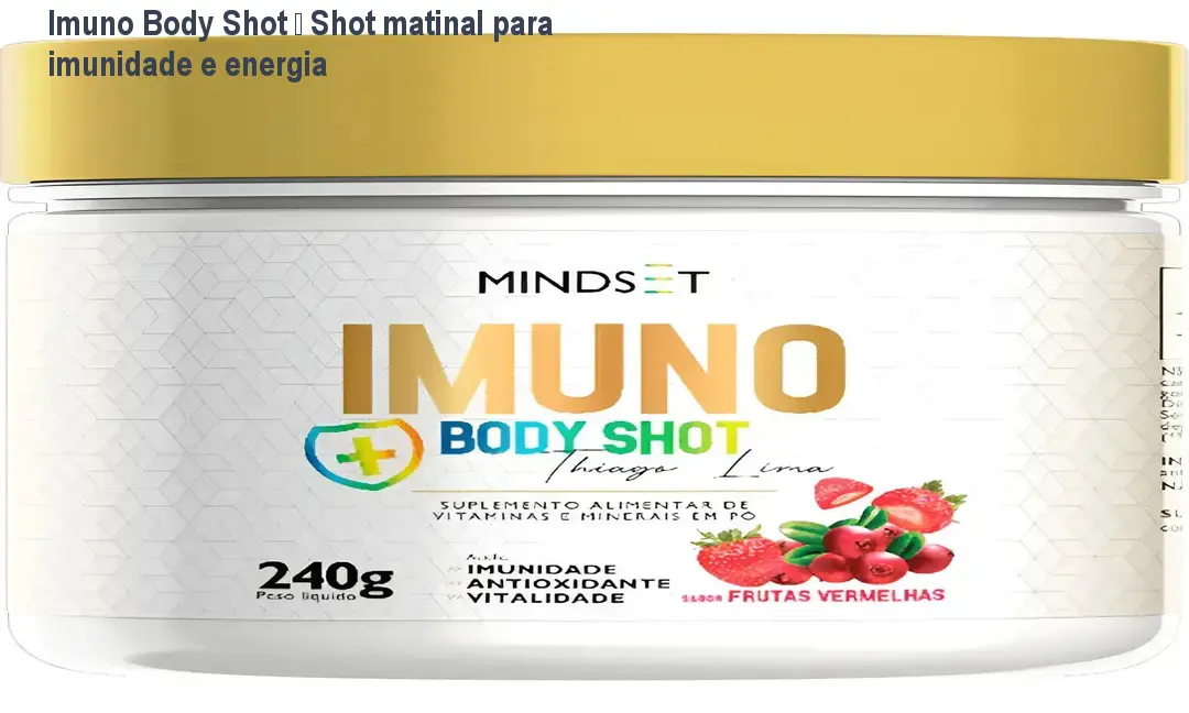 Imuno Body Shot – Shot matinal para imunidade e energia