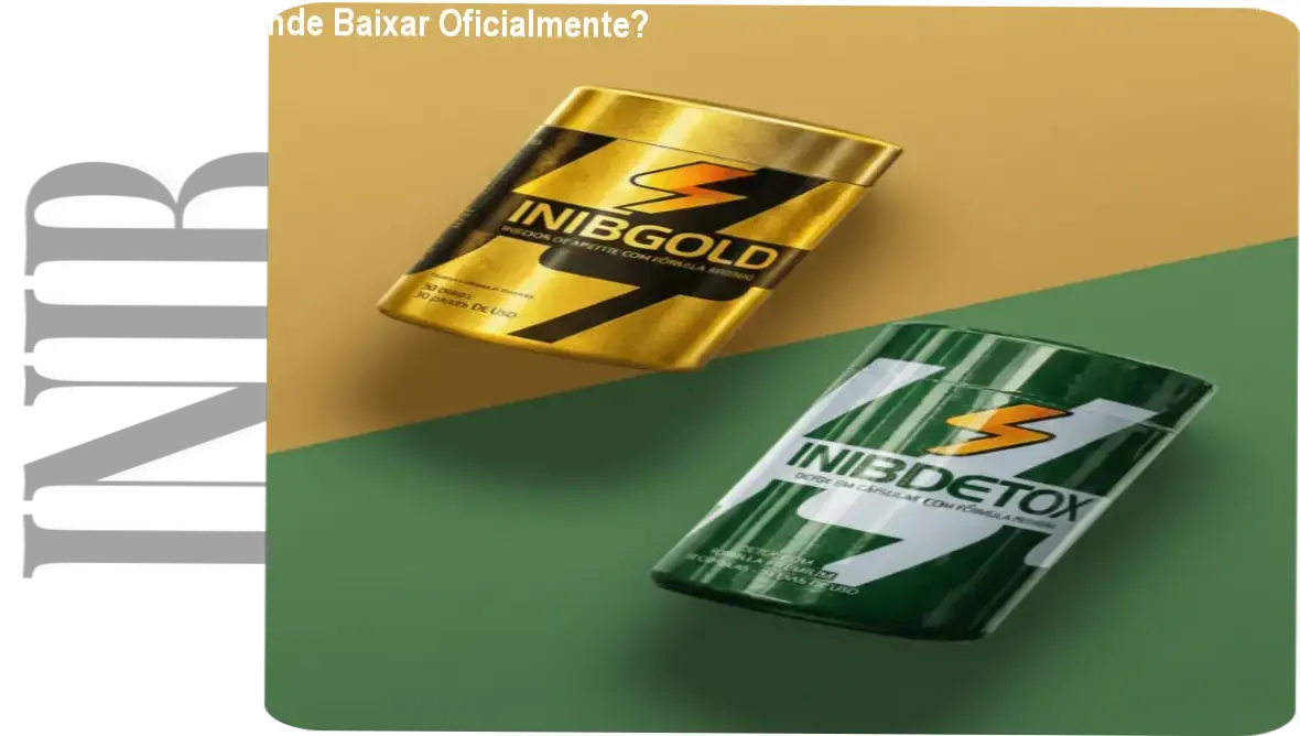 Fórmula natural INIB GOLD com.chá verde e cárcilha, ajudando na regulação do metabolismo e controle intestinal.