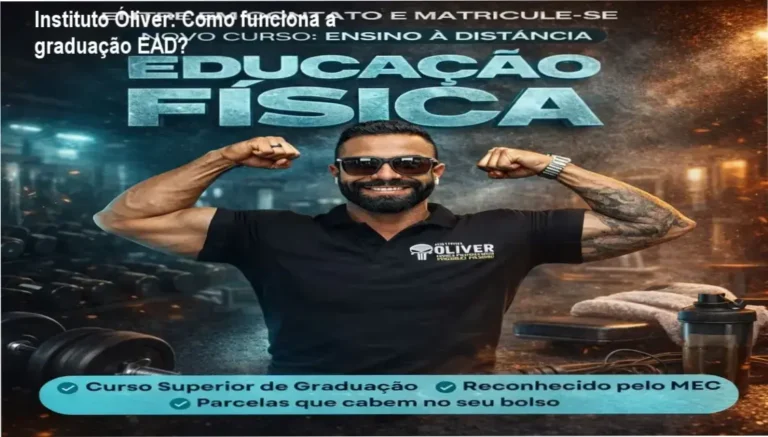 Instituto Óliver Educação Física EAD bastidores e funcionamento interno da graduação