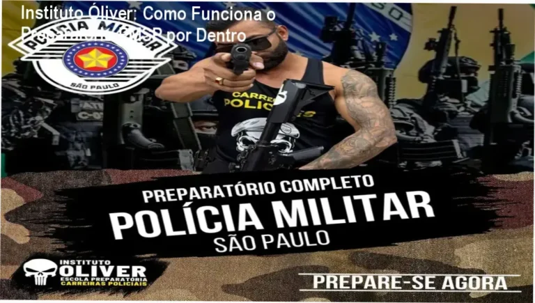 Instituto Óliver Preparatório PMSP bastidores e funcionamento interno da plataforma