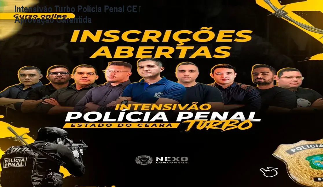 Intensivão Turbo Polícia Penal CE – Aprovação Garantida