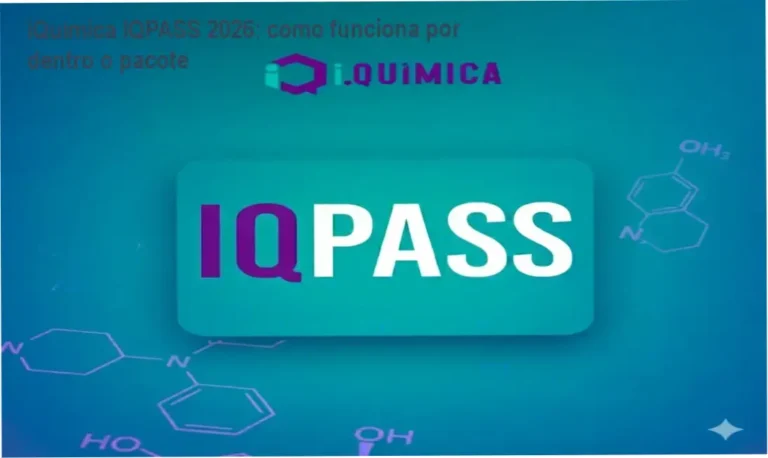 IQPASS iQuímica 2026 bastidores e funcionamento interno do curso de Química