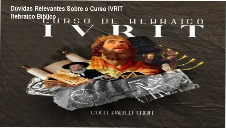 Curso online IVRIT Hebraico Bíblico com conteúdo acadêmico e material de apoio