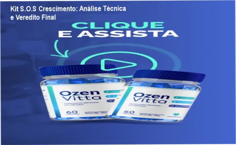 Kit S.O.S Crescimento análise completa e avaliação técnica