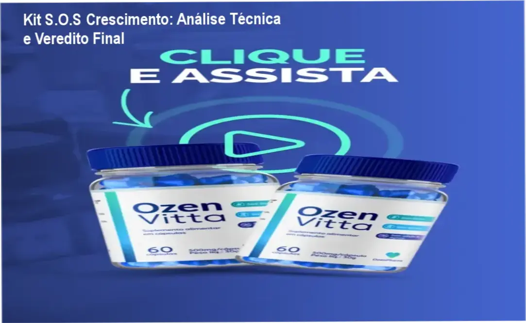 Kit S.O.S Crescimento análise completa e avaliação técnica