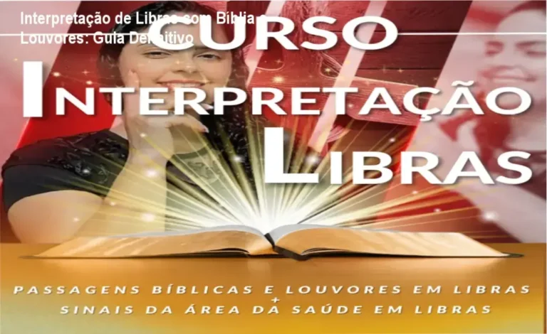 Aprendizado de Libras com Bíblia e Louvores em vídeo explicativo