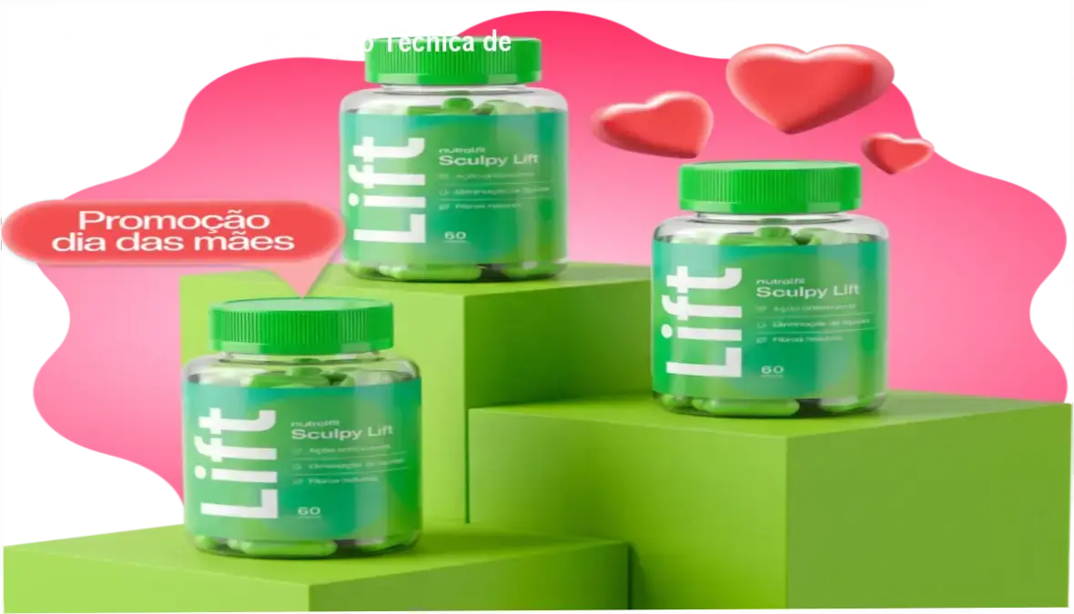 Frasco de Lift Detox Black ao lado de cápsulas, representando suplemento detox para emagrecimento feminino