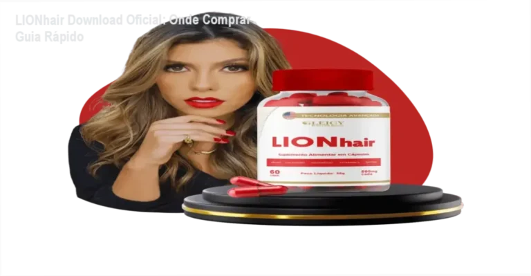 Mulher aplicando LIONhair para fortalecer cabelos e unhas com fórmula ultra concentrada