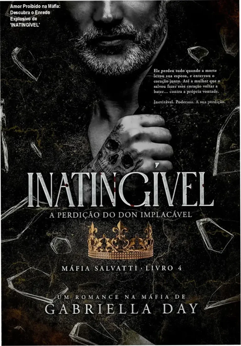 Capa do livro INATINGÍVEL: A Perdição do Don Implacável com destaque para os personagens principais em um cenário de máfia siculiana