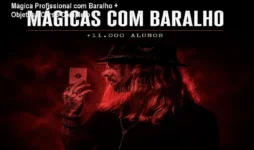 Mágica Profissional com Baralho + Objetos – Curso Completo