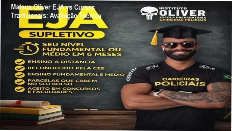 Comparativo entre o curso EJA Supletivo online do Instituto Oliver e cursos presenciais tradicionais