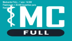 Medcards FULL - 1 ano: 14.000 Flashcards + 30.000 Questões para Residência