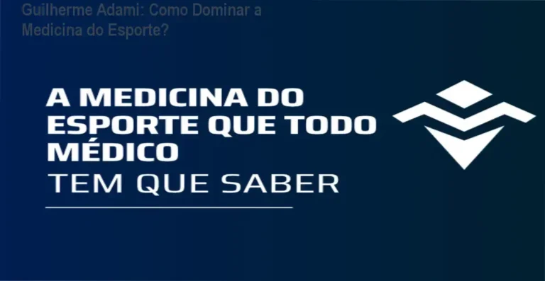 Guilherme Adami explicando técnicas de medicina do esporte com códigos de acesso à plataforma